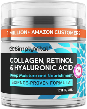 SimplyVital Collagen Glow Cream for Radiant Skin